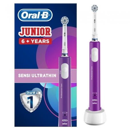 Oral-B Junior Rechargeable Electric Toothbrush Purple
