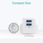 Anker USB Plug, PowerPort Mini Dual Port USB Charger