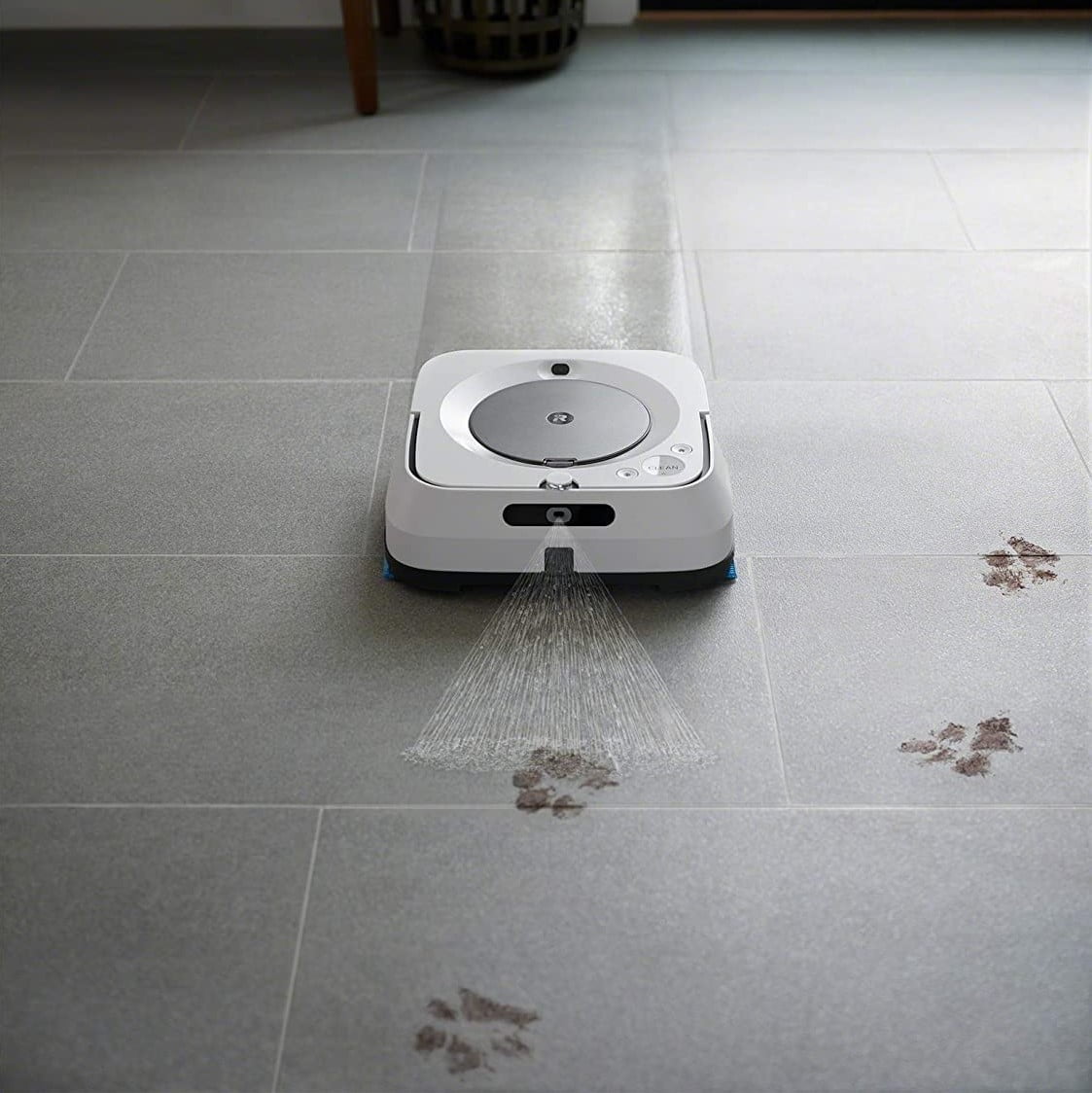 71Eagqqzogl. Ac Sl1500 Irobot &Lt;H1&Gt;Irobot Braava Jet M6 Robot Mop - M613840&Lt;/H1&Gt; Https://Www.youtube.com/Watch?V=Ymk_2Jp_Edc * Irobot Braava M6 Robot Mopping * Navigation: Cliff Detect To Avoids Stairs, Navigates Under And Around Furniture, Navigates In Neat Rows, * Smart Features: App Controlled, Work With Voice Command, Compatible With Alexa,Google,Ali Genie3 * Cleaning Features:specialized Corner Clean. * Smart Recharge And Resume Feature: When Battery Gets Low, The Robot Finds Its Base &Amp; Completely Recharges, Then Resumes Cleaning Where It Left Off. * Customization Features: Personalized Schedule Recommendations, Creates Favorite Cleaning Routines, Pet-Shedding Cleaning Suggestions, * Mopping Features: Vacuums Then Mops In Sequence: Imprint® Link Technology Lets Roomba® Robot Vacuum And Braava Jet® M6 Robot Mop Team Up To Vacuum, Then Mop Automatically In Perfect Sequence, * Adjustable Spray Level: Customize Your Robot'S Spray Level In The Irobot Home App.,Precision Jet Spray. Mopping Modes 2, * Mops Back And Forth Like You Would: Specially Designed To Mop Back-And-Forth Just Like You Would. Works With Single Use And Washable Pads &Lt;Pre&Gt;Warranty: 2 Years On Robot, 1 Year On Battery&Lt;/Pre&Gt; Irobot Braava Jet M6 Irobot Braava Jet M6 Robot Mop - M613840