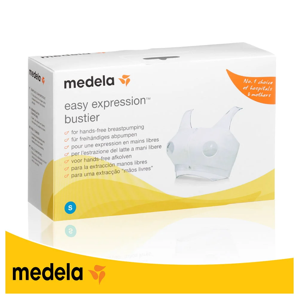 Mmzt 008.0217 Config Medela Easy Expression Bustier 16019612922 Medela &Lt;Div Class=&Quot;Product-Name&Quot;&Gt; &Lt;H1 Class=&Quot;Mtop0&Quot;&Gt;Medela - Easy Expression Bustier - Size Medium - White&Lt;/H1&Gt; &Lt;Div Class=&Quot;Rating_Mw Mtop10&Quot;&Gt;Https://Www.youtube.com/Watch?V=Sirnyhtlysg&Lt;/Div&Gt; &Lt;Div&Gt; Redesigned With Innovative Adaptive Stretch Technology, The Medela Easy Expression Bustier Provides Excellent Fit And Comfort Throughout A Moms Breast Milk Pumping Journey By Adapting Itself To Your Uniquely Changing Body. This Hands Free Pumping Bra Can Be Worn Alone Or Over A Nursing Bra Or Camisole And Was Made For Busy, Active Lifestyles And Uncomplicated Multitasking Pump When Needed And Keep Your Hands And Arms Free For Independence During Your Pumping Sessions And For A More Convenient Overall Experience. The Easy Expression Bustier Retains Its Shape, Even After Multiple Spins In The Washing Machine Its Gentle Nylon And Spandex Blend Is Machine-Washable And Designed For Use With All Medela Double Electric Breast Pumps. Reinforced Openings Provide Exceptional No-Slip Support And An Integrated Top Hook Has Been Added To The Design For Even Easier Zipping And Adaptability To Your Body. The Medela Easy Expression Bustier Is Available In Neutral Black Or Nude Shades And Is Made From 85% Nylon And 15% Spandex For A Comfortable Fit That Is As Gentle Against Your Skin As It Is Supportive, Allowing Moms More Freedom While Double Pumping &Lt;/Div&Gt; &Lt;/Div&Gt; &Lt;H3&Gt;&Lt;Strong&Gt;Note: Breast Pump Not Included&Lt;/Strong&Gt;&Lt;/H3&Gt; Please Allow Additional 2-3 Days Over The Estimated Delivery Time Given At Check Out &Lt;Pre&Gt;&Lt;B&Gt;We Also Provide International Wholesale And Retail Shipping To All Gcc Countries: Saudi Arabia, Qatar, Oman, Kuwait, Bahrain. &Lt;/B&Gt;&Lt;/Pre&Gt; Expression Bustier Medela - Easy Expression Bustier - Size Medium- White