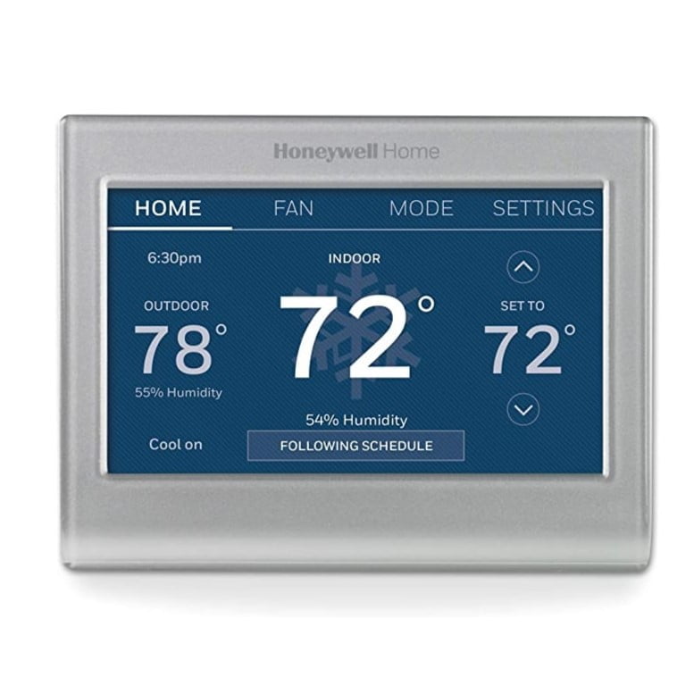 Honeywell Home - Smart Color Thermostat With Wi-Fi Connectivity - Gray