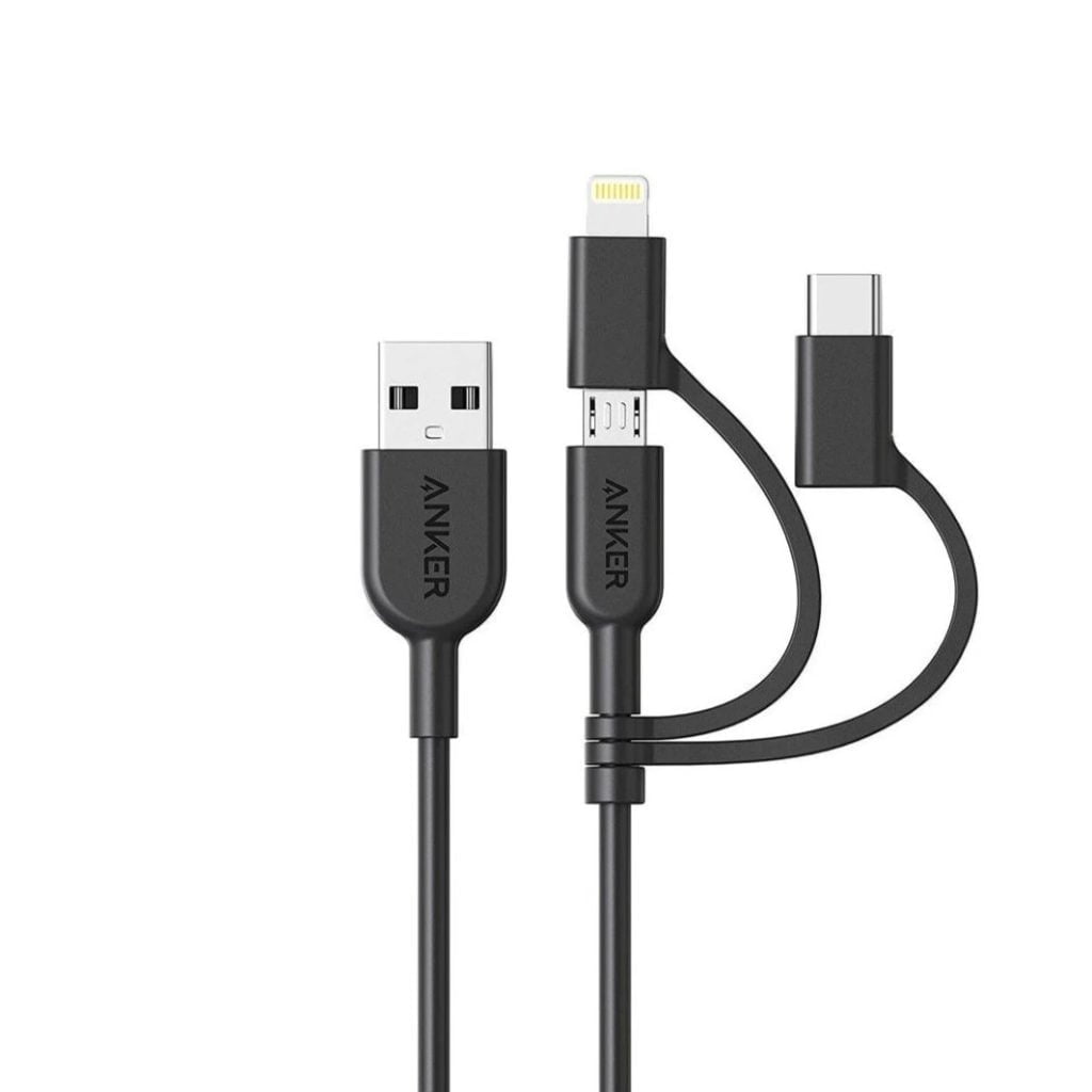 Anker Powerline II 3 in 1 Charging Cable 3ft