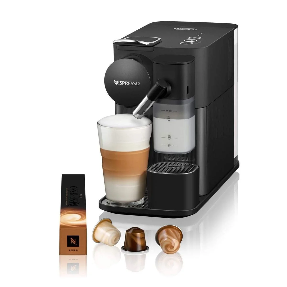 Nespresso De'Longhi Lattissima One Coffee Maker Black