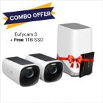 EufyCam 3, S330 4K 2-cam kit + 1 TB SSD (Combo offer )