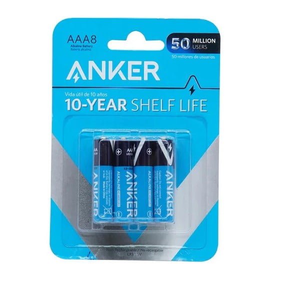 Anker Aaa8 Alkaline Battery 8 Pack - B1820H13