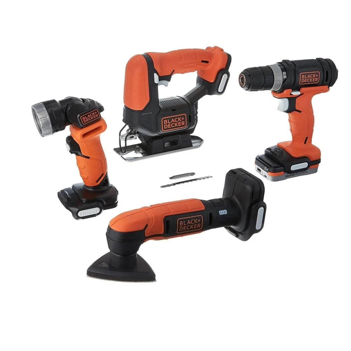 Black Decker Gopak 4-Tool Combo Kit - Bdck502C1-B5