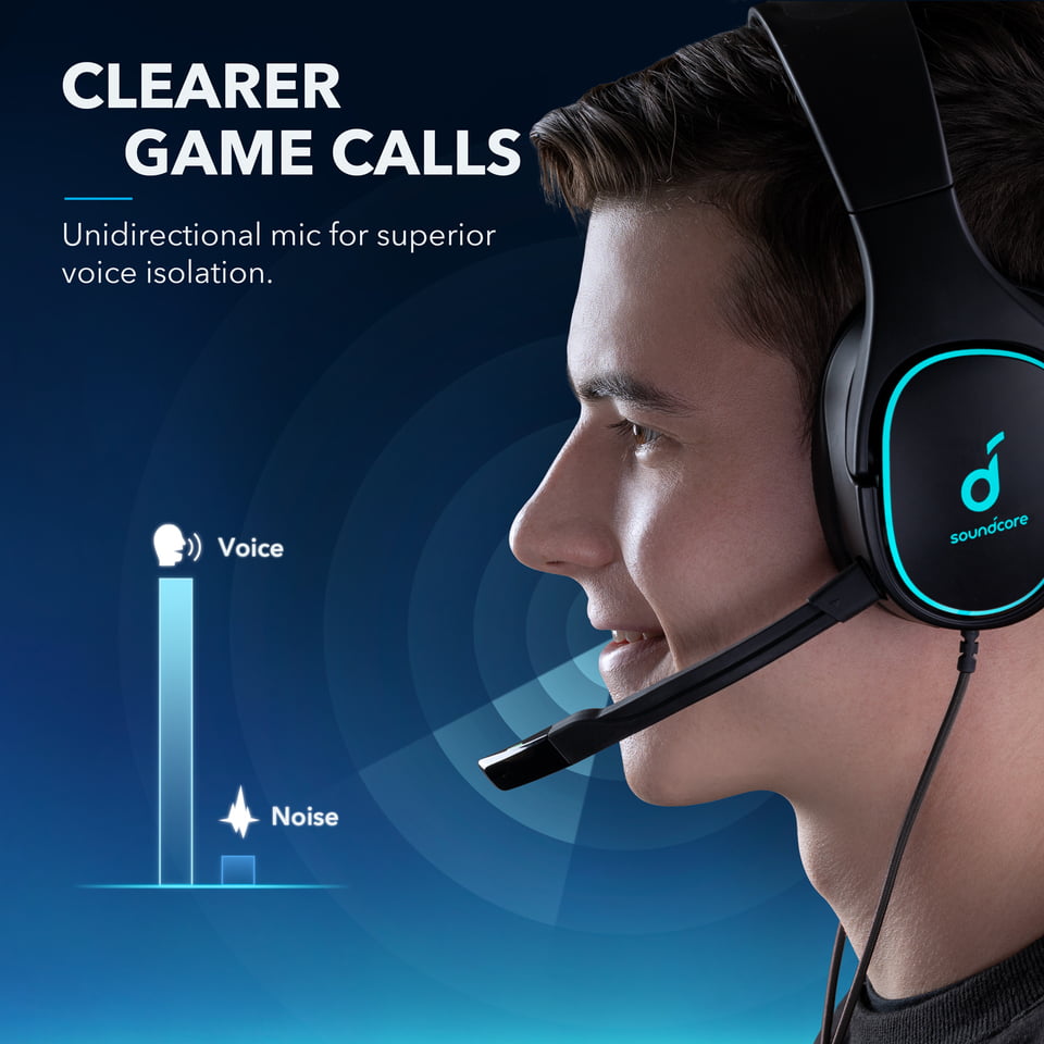 Anker Soundcore Strike 3 Gaming Headset Blackblue 6 1 Soundcore &Lt;H2 Class=&Quot;Product_Title Entry-Title&Quot;&Gt;Anker Soundcore Strike 3 Gaming Headset – Black/Blue&Lt;/H2&Gt; Enhance Your Gaming Experience With The Anker Soundcore Strike 3 Gaming Headset. This Headset Features A Comfortable, Ergonomic Design And Powerful Audio Drivers For Immersive Sound. The Built-In Microphone Ensures Clear Communication With Your Teammates, While The Noise-Cancelling Technology Helps Eliminate Distractions. The Strike 3 Is Also Compatible With A Variety Of Gaming Platforms, Making It A Versatile Choice For Any Gamer. Shop Now At Lablaab.com, Your Trusted Online Store In Dubai, Uae, And Get Fast Shipping Across The Gulf Cooperation Council. &Lt;Ul&Gt; &Lt;Li&Gt;Ps4 Headset&Lt;/Li&Gt; &Lt;Li&Gt;Pc Headset&Lt;/Li&Gt; &Lt;Li&Gt;7.1 Surround Sound&Lt;/Li&Gt; &Lt;Li&Gt;Sound Enhancement For Fps Games&Lt;/Li&Gt; &Lt;Li&Gt;Noise Isolating Mic&Lt;/Li&Gt; &Lt;Li&Gt;Led Light&Lt;/Li&Gt; &Lt;Li&Gt;Cooling Gel-Infused Cushions&Lt;/Li&Gt; &Lt;/Ul&Gt; Anker Anker Soundcore Strike 3 Gaming Headset