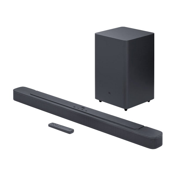 Jbl &Amp;Lt;H1&Amp;Gt;Jbl - 2.1-Channel Soundbar With Wireless Subwoofer And Dolby Digital - Black&Amp;Lt;/H1&Amp;Gt; Elevate Your Cinematic Experience With This 2.1-Channel Jbl Bar Deep Bass Soundbar. The Wireless Subwoofer And Set Of Tweeters Fill Your Room With Immersive Audio, While Bluetooth Connectivity Lets You Stream Music Wirelessly. This Jbl Bar Deep Bass Soundbar Features A Low-Profile Design For A Contemporary Look, And Built-In Dolby Digital Offers Increased Clarity. Jbl Jbl Bar 2.1 Deep Bass Mk2 Soundbar With Wireless Subwoofer