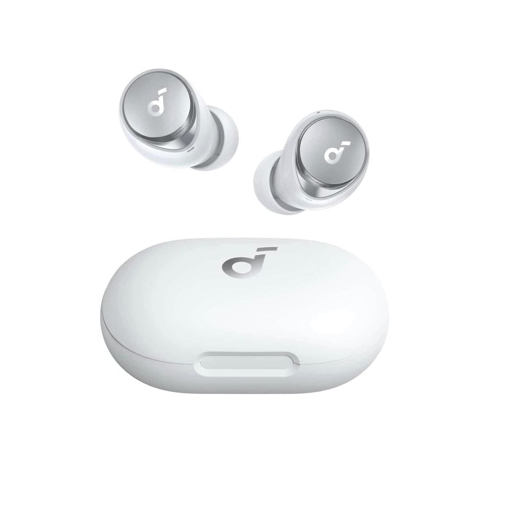 Soundcore Space A40 Active Noise Cancelling Wireless Earbuds - white