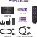 Roku Express 4K Streaming Media Player - Black