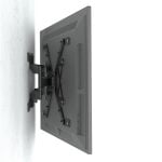 Hama Fullmotion Ultraslim TV Wall Bracket 118064, 600x400, 229 cm (90") - Black