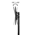 Hama Trolley TV Cart 118098, 178 cm (70"), 600x400 - Black