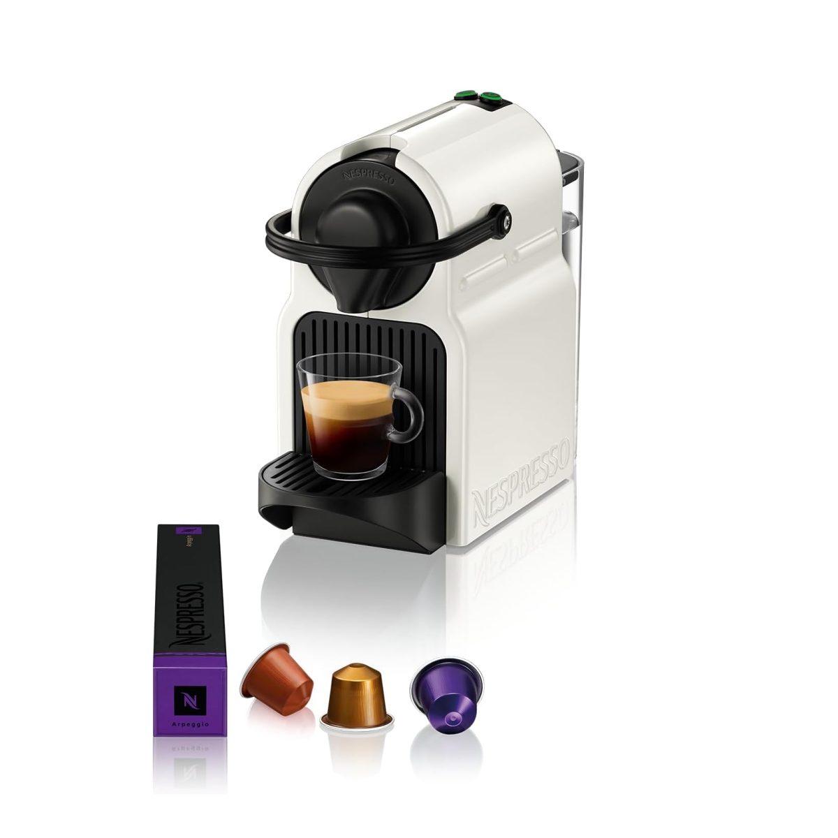 Nespresso Krups Inissia Coffee Machine- White En80.Cw (Capsules)