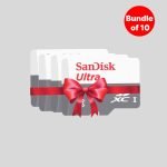 Sandisk Ultra Microsd 128Gb 100Mbs - bundle of 10 (Combo offer )