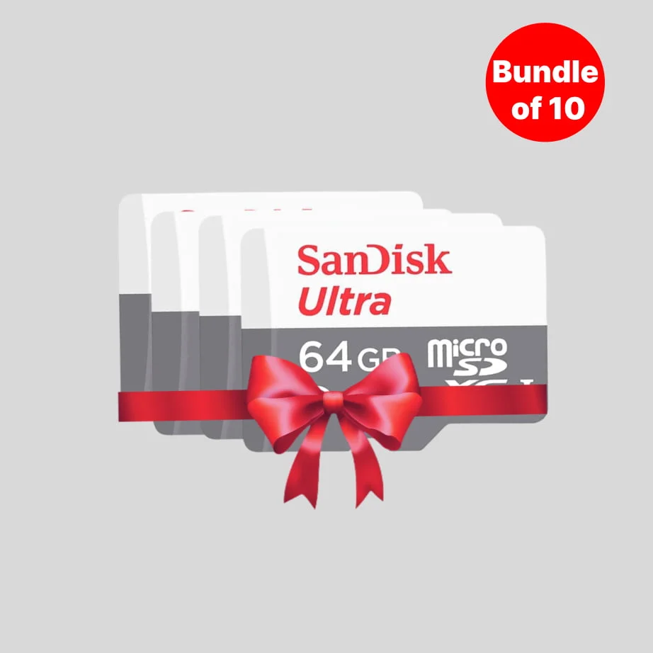 Sandisk Ultra Microsd 64Gb Bundle Of 10,100Mbs (Combo Offer )