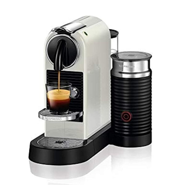 NESPRESSO Citiz and Milk D123 White Coffee Machine - UAE Version