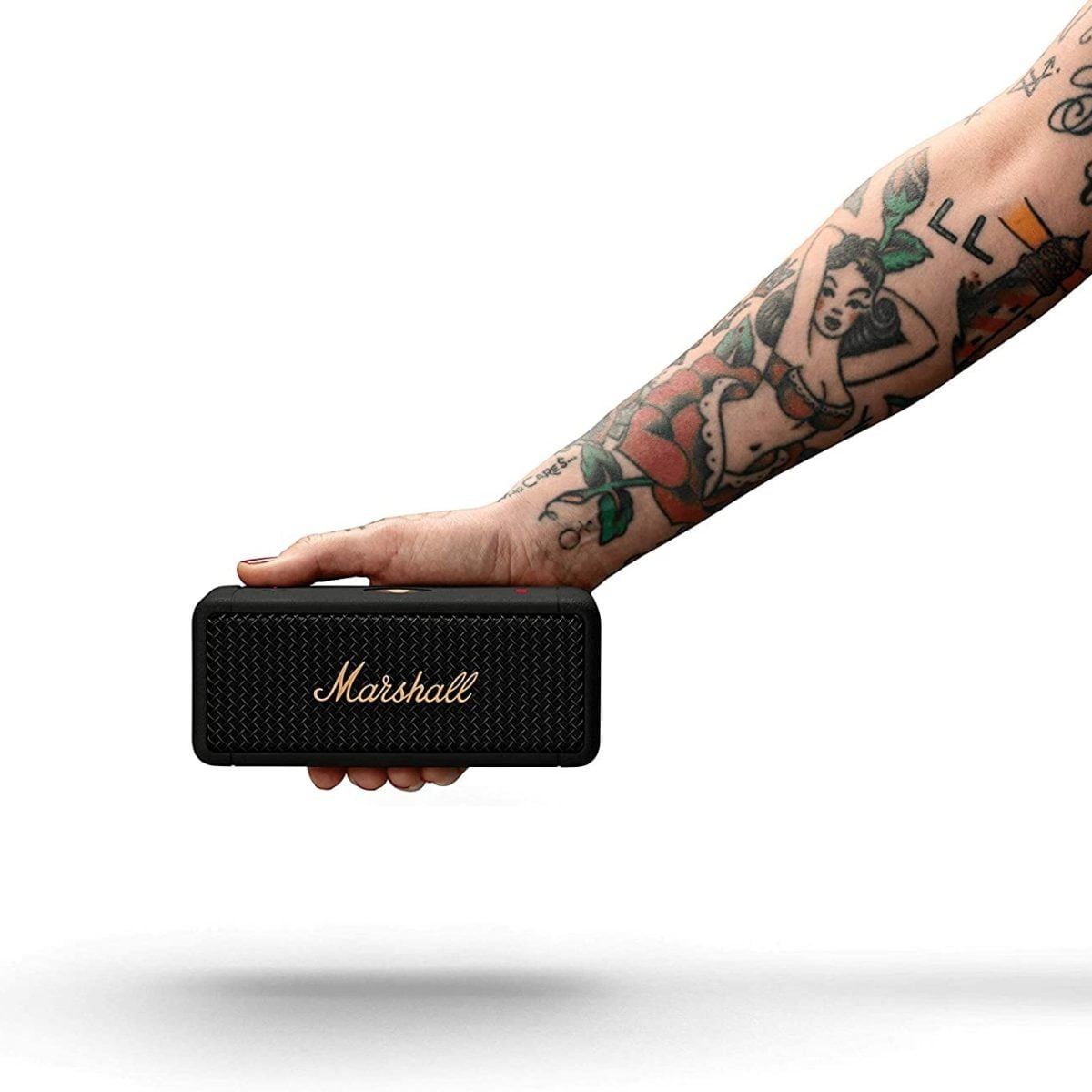 Marshall Emberton Bluetooth Speaker - Blaack And Brass