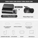 70mai Dash Cam Pro Plus+ Rear Cam RC06 Combo offer