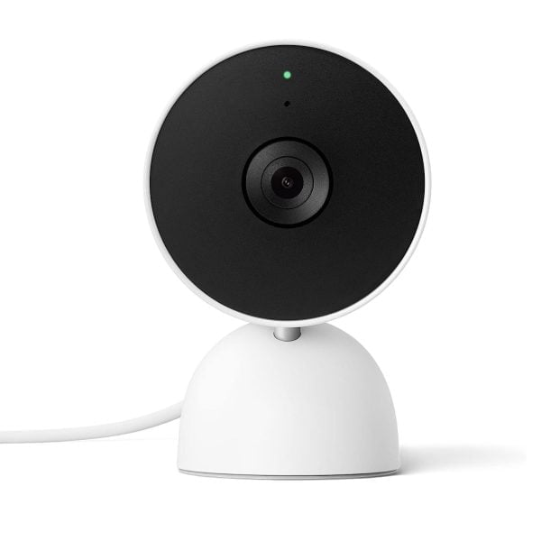 Google Nest 2nd generation indoor Wired wifi camera - Snow