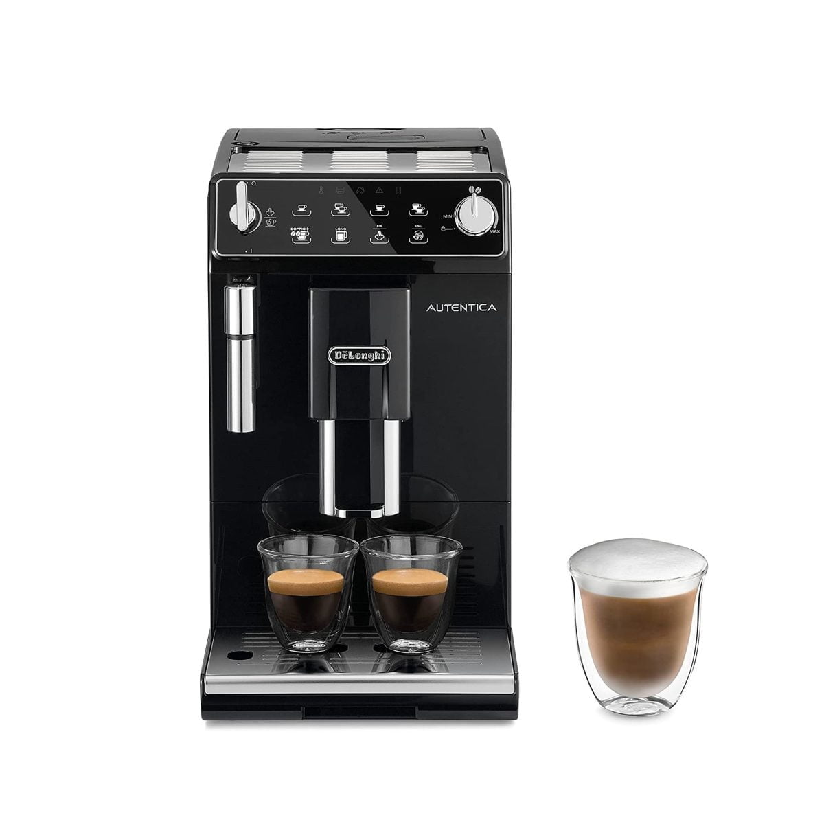 Delonghi Etam 29.510.Sb Autentica Coffee Machine, 1450 W, 1.3 Liters - Black