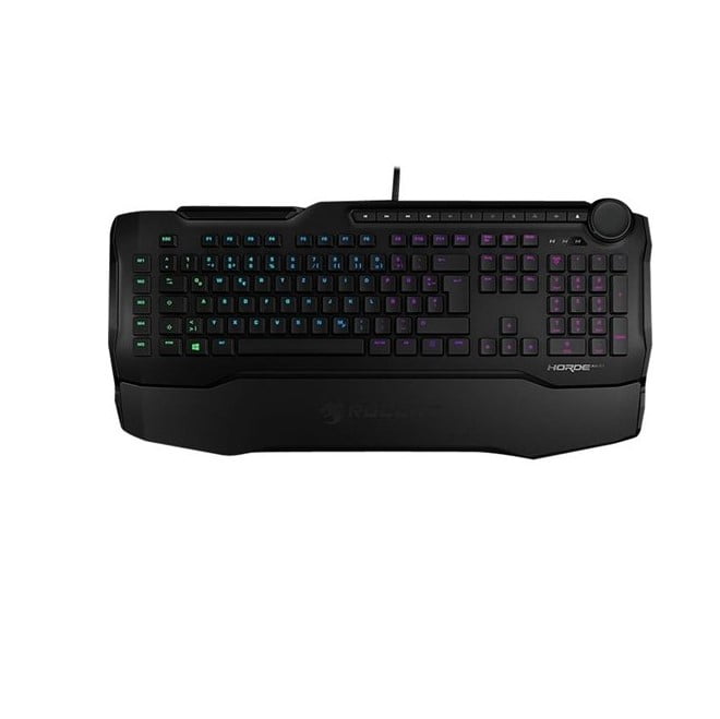 Roccat Horde Aimo Wired Membrane Keyboard With Rgb Back Lighting - Black