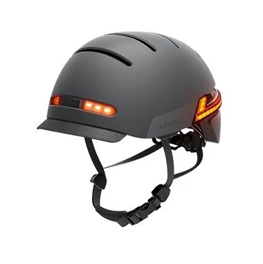 Livall Bh51M Neo Bling Helemet With Remote And Front Light Grey