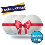 Echo Dot 5th generation, 2022 release (Arabic or English) - Glacier white Combo offer (Bundle of 10)