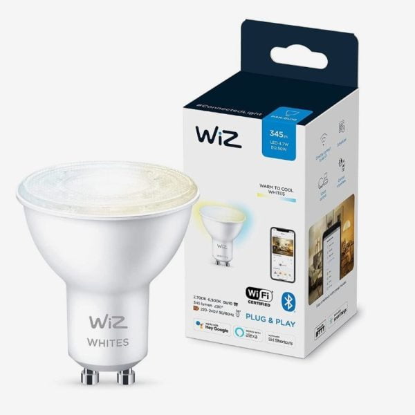 WiZ Spot PAR16 GU10 Smart Light Bulb - Tunable White (50W)
