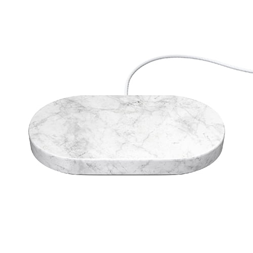 Eggtronic Stone Dual Wireless Charger White Marble 10W