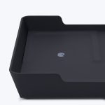 Eggtronic Valet Tray Wireless Charger Soft Touch Black