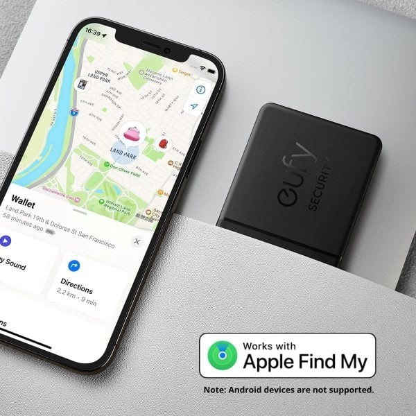 Eufy SmartTrack Card Works with Apple Find My (iOS Only)