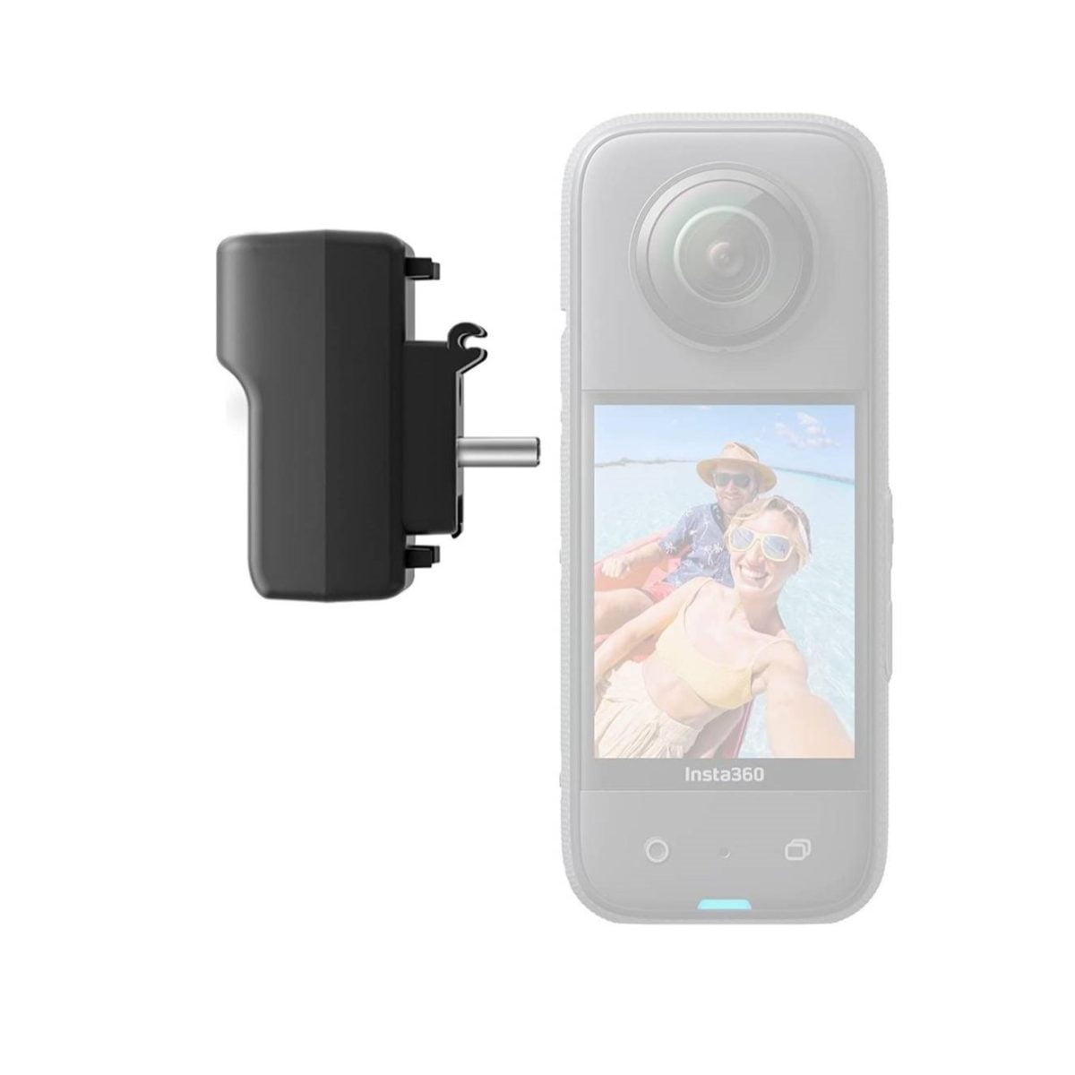 Insta360 X3 Mic Adapter For External Mic, Type-C &Amp; 3.5Mm Audio Ports
