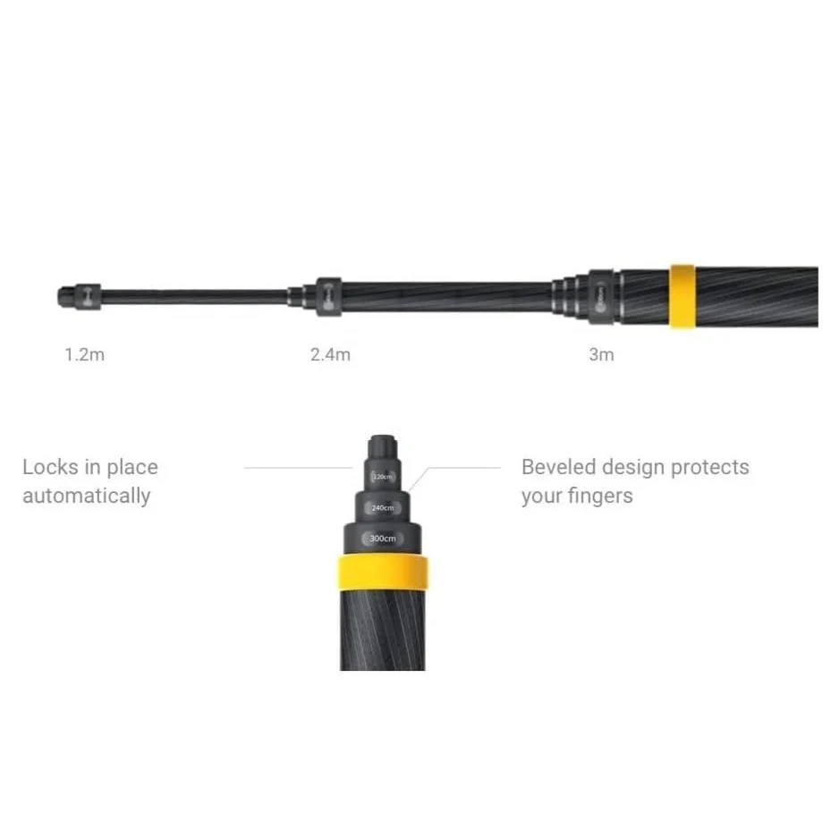 Insta360 Extended Selfie Stick, For X3 / One Rs/X2/R/X (14 To 118&Quot;)