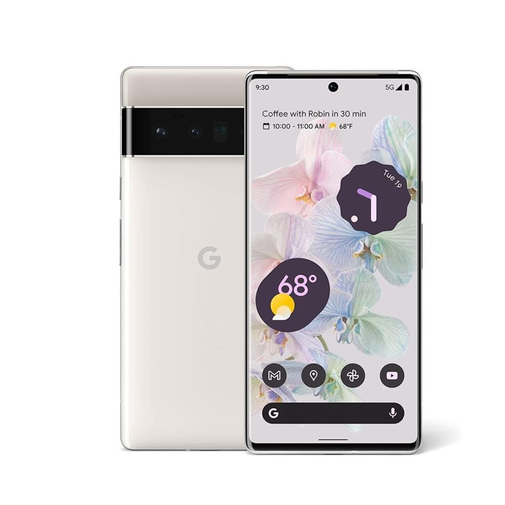 Google Pixel 6 Pro 5G Android Phone 128GB - Cloudy White GA03165-GB