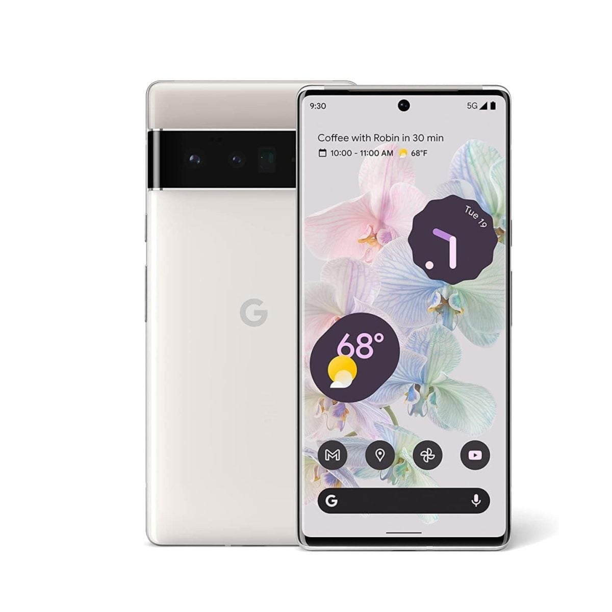 Google Pixel 6 Pro 5G Android Phone 128Gb - Cloudy White Ga03165-Gb