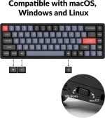 Keychron K6 Pro QMK/VIA Wireless Custom Mechanical Keyboard - Brown Switch