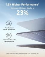 Anker SOLIX PS400 Solar Panel, 400W Foldable Portable Solar Charger A24330A1