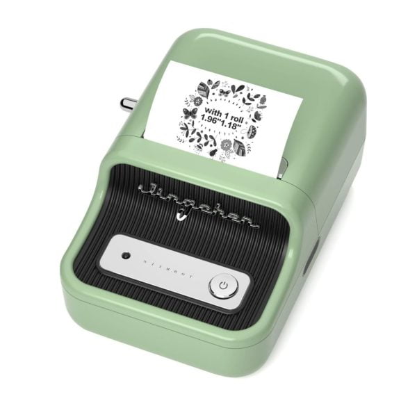 NIIMBOT B21 Label Maker Portable Thermal Label Printer - Green