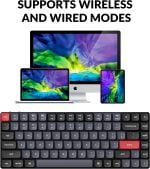 Keychron K3 Pro QMK/VIA Wireless Custom Mechanical Keyboard - Red Switch