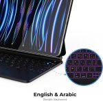 Blupebble Magic Folio Detachable Magnetic Keyboard for iPad Pro 6th Gen. (12.9 inches)