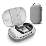 Blupebble  Lightweight and Portable Carry Case Design Made for Meta Quest 2