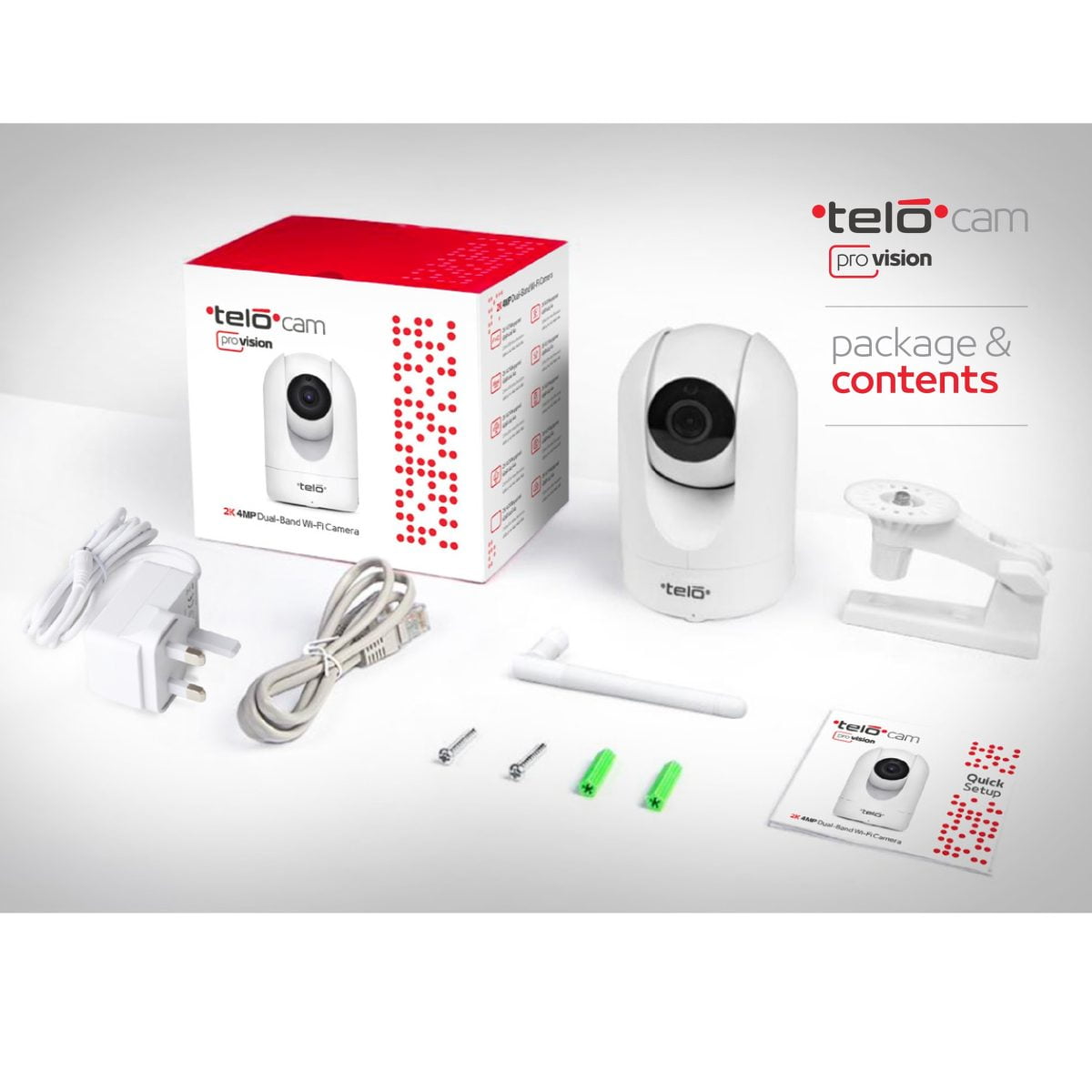 Telo Cam Pro Vision 360 Degree 2K