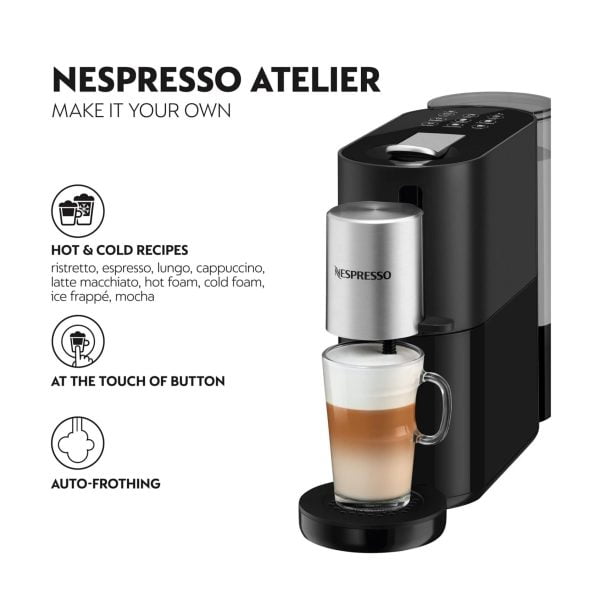 Nespresso Atelier Coffee Machine By Krups Xn8908 - Black