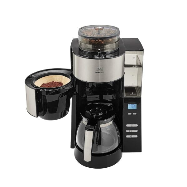 Melitta Aromafresh Drip Filter Coffee Machine With Grinder & Glass Jug - 1021-03