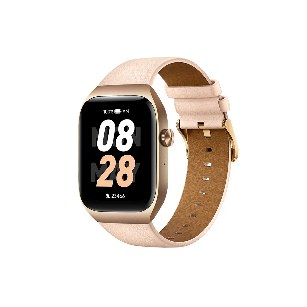 1696755241688402 Mibro Dual-Core 2-In-1 Chip · 1.75&Amp;Quot; Amoled Screen · Bluetooth Calling · Gps Satellite Positioning · 6-Axis Motion Sensor · 105 Sport Modes · 10-Day Battery Life · Updated 4Pd Heart Rate Monitoring · 2Atm Waterproof · Access Card Function Mibro Smart Watch T2 Mibro Smart Watch T2- 1.75&Amp;Quot; Amoled Display, Bluetooth Calling, 10 Day Battery Life - Light Gold