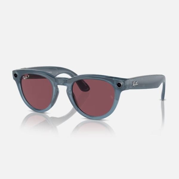 Ray Ban Meta Headliner Smart Sunglasses - Dusty Red RW4009