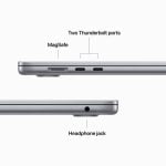 Apple MacBook Air 15" Laptop  M2 chip 8GB Memory 256GB SSD MQKP3 - Space Gray
