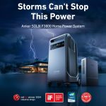 Anker SOLIX F3800 Portable power station 3840WH, 6000W - A1790