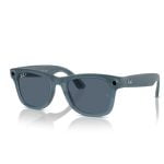 Ray Ban Meta Wayfarer RW4006 67552V- 50 Matte Jeans / Dusty Blue Polarised Lenses