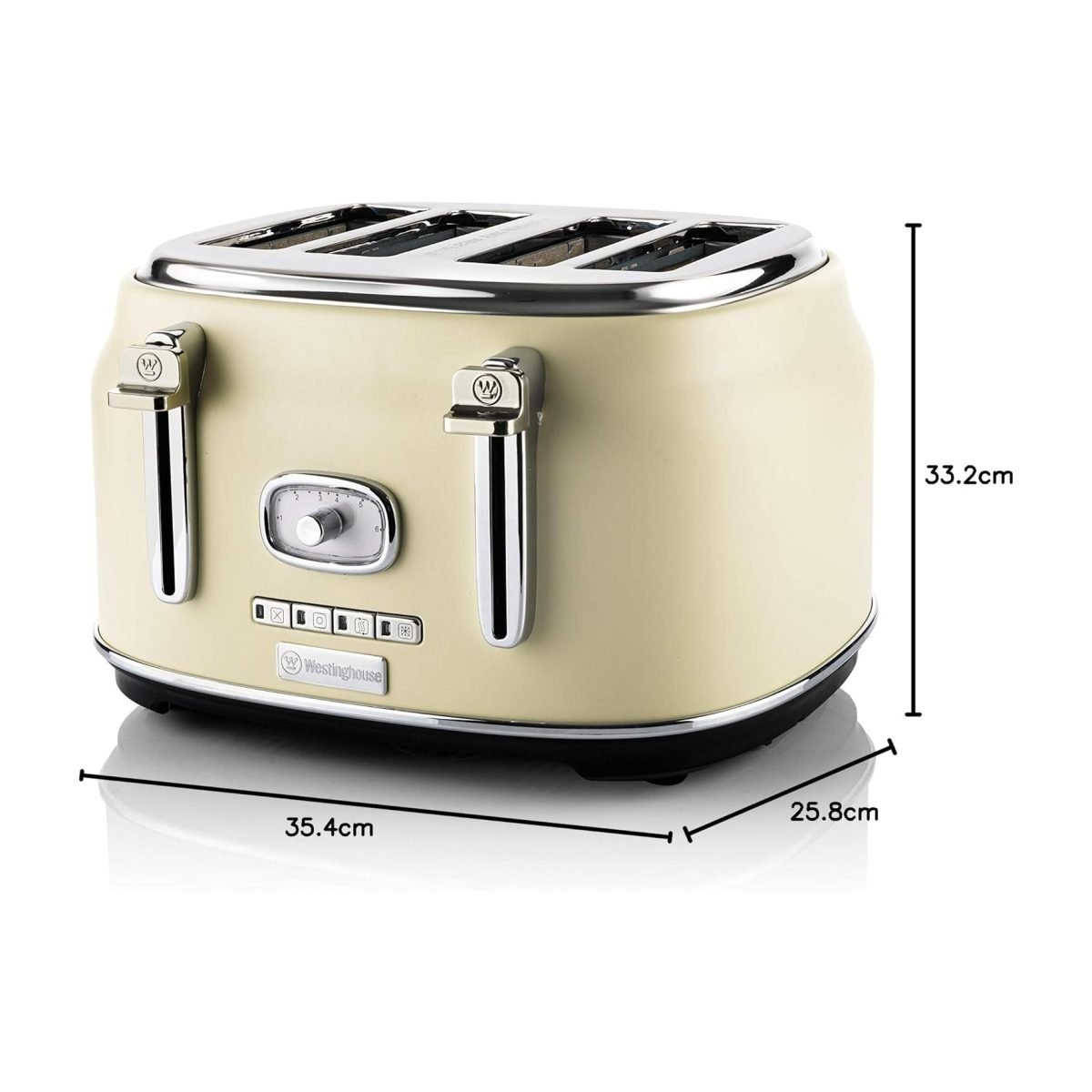 Westinghouse 4 Slice Retro Toaster